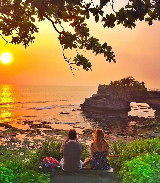 Sunset at Tanah Lot Temple, Bali