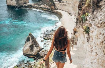 Diamond Beach Stairs, Nusa Penida